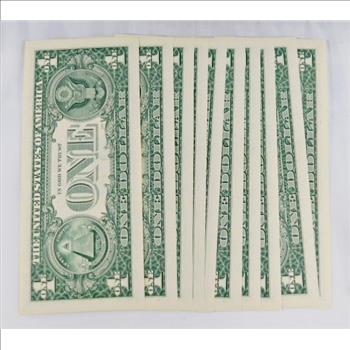 Lot of Ten (10) CONSECUTIVELY Numbered $1 STAR NOTES - Crisp Uncirculated - Beautiful Notes!