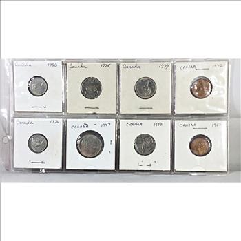 Lot of Twenty Canadian Coins*Most Are High Grade or Uncirculated*Various Dates and Denominations