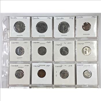 Lot of Twenty Canadian Coins*Most Are High Grade or Uncirculated*Various Dates and Denominations