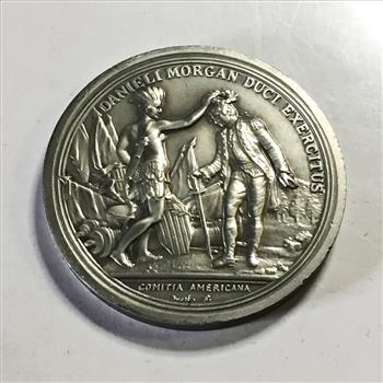 Medal Awarded to Brigadier General Daniel Morgan For Victory at Cowpens 1781*1.5