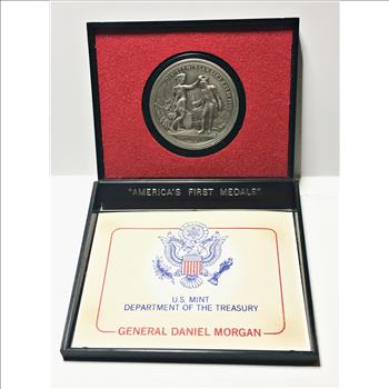 Medal Awarded to Brigadier General Daniel Morgan For Victory at Cowpens 1781*1.5