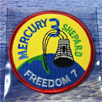 MERCURY 3 (FREEDOM 7) NASA Space Mission Emblem Patch*Encased in 9