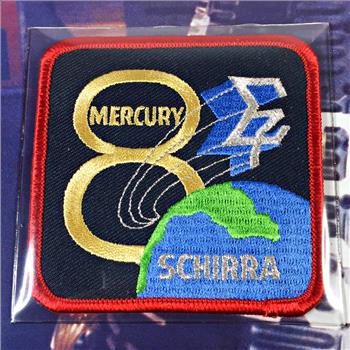 MERCURY 8 (Sigma 7) NASA Space Mission Emblem Patch*Encased in 9