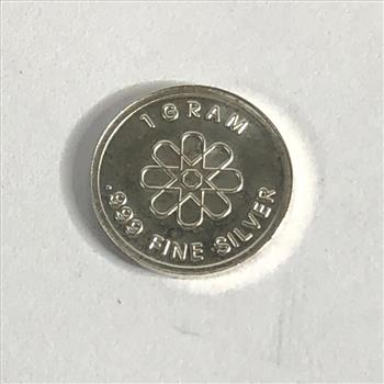 Mercury Dime Style 1 Gram 999 Silver Round