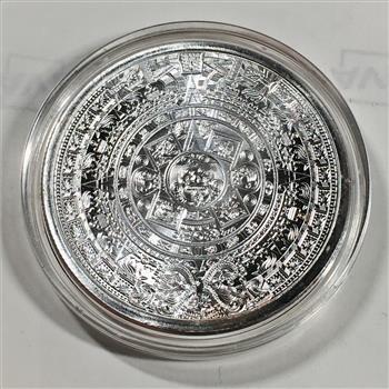 Mexican*One Troy Ounce .999 Fine Silver*Cuauhtemoc*In Capsule