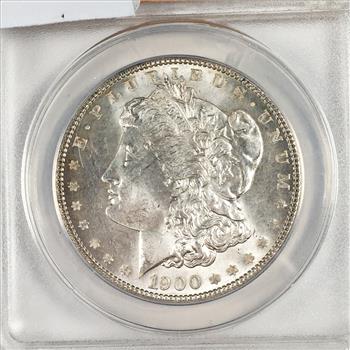 MINT ERROR*1900 Morgan Silver Dollar*Graded MS63 VAM-24 DDR Doubled Wing Top 100 by ANACS