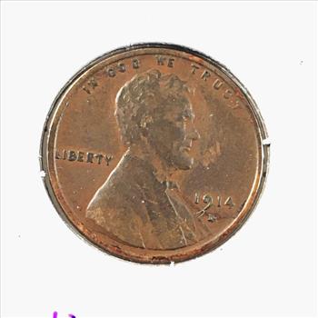 MINT ERROR*1915-D LAMINATION ERROR Lincoln Head Wheat Cent