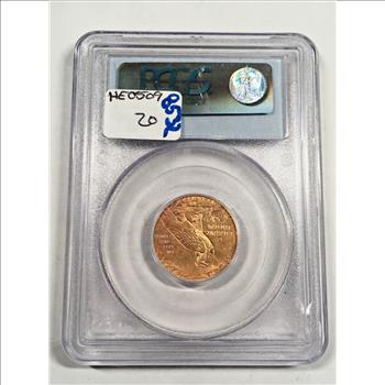 MINT ERROR*1916-S $5 Indian Head Gold Half Eagle*Graded MS62 obv Plan Lamination by PCGS