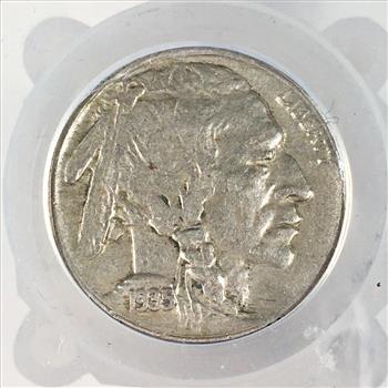 MINT ERROR*1935-D Buffalo Nickel*No Designer's Initial*Graded EF40 by ANACS*Full Horn