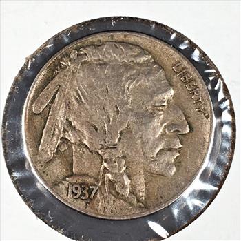 MINT ERROR*1937-D THREE LEGGED Buffalo Nickel*Full Horn