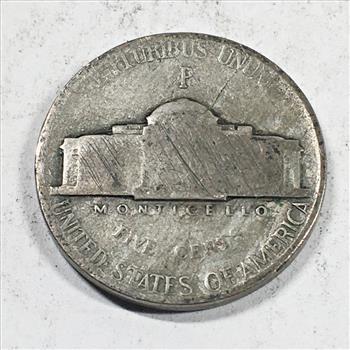 MINT ERROR*1943-P Silver Wartime Jefferson Nickel*Die Crack