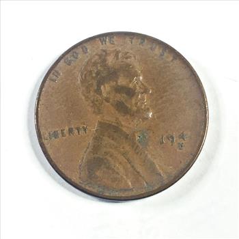 MINT ERROR*194-D Lincoln Head Wheat Cent*GREASE-FILLED DIE ERROR