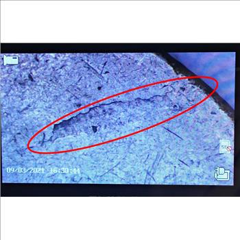 MINT ERROR*1951-D Silver Franklin Half Dollar*Lamination Error