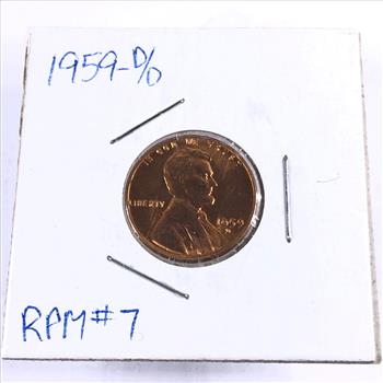MINT ERROR*1959-D/D Lincoln Head Memorial Cent