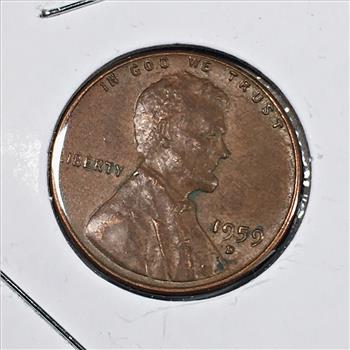 MINT ERROR*1959-D/D Lincoln Memorial Wheat Cent