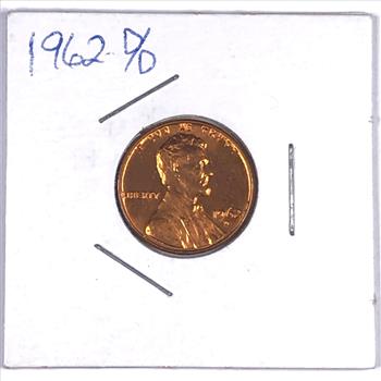 MINT ERROR*1962-D/D Lincoln Head Memorial Cent