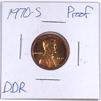 MINT ERROR*1970-S Double Die Reverse Proof Lincoln Head Memorial Cent