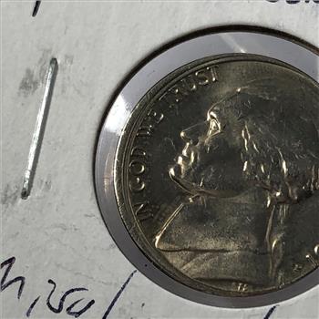 MINT ERROR*1981-P Jefferson Nickel*Off Center/Misaligned Die*High Grade