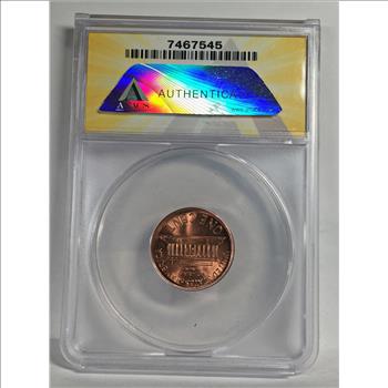 MINT ERROR*2000 Lincoln Head Memorial Cent*Graded MS63 RED BROADSTRUCK