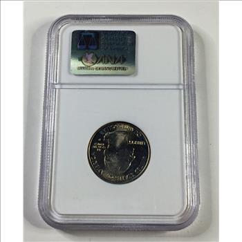 MINT ERROR*2000-P Massachusetts State Commemorative Quarter*Graded MS64 PARTIAL COLLAR by NGC