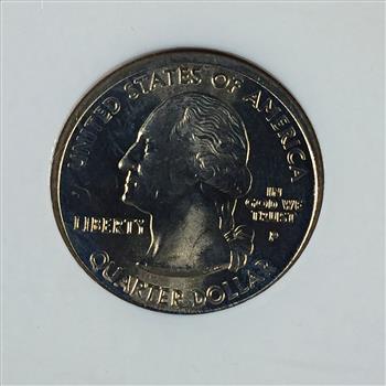 MINT ERROR*2000-P Massachusetts State Commemorative Quarter*Graded MS64 PARTIAL COLLAR by NGC