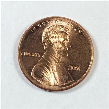 MINT ERROR*2001 BROAD-STRUCK Lincoln Head Memorial Cent*Uncirculated
