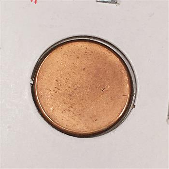 MINT ERROR*Cent Planchet Type II*Never Struck