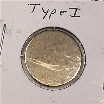 MINT ERROR*Type I Dime Planchet*Never Struck