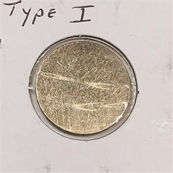 MINT ERROR*Type I Dime Planchet*Never Struck