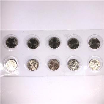 MINT SEALED 2015 America the Beautiful Quarters 10 Circulating Coin Set in Uncirculated Mint Condition Protective Holder