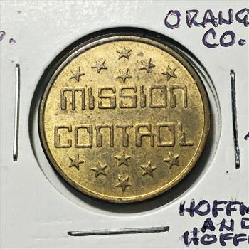 Mission Control Amusement Park Token*Brass*23mm