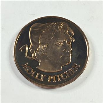 Molly Pitcher Bronze Medallion*1.5