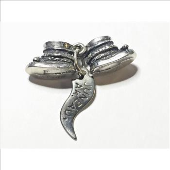 Native Alaskan Baby Shoes Sterling Silver Pendant/Charm*3.8 Grams Total Weight*Alaska