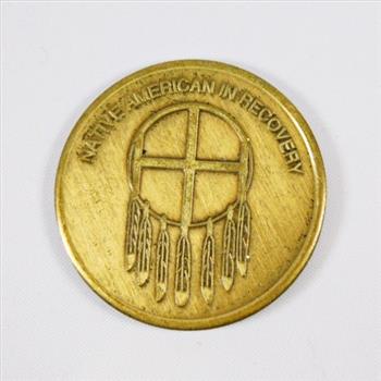Native American Recovery Medal High Grade