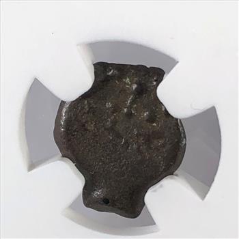 NGC Graded & Authenticated Ancient Judea Prutah Widow's Mite Biblical Coin 135-37BC