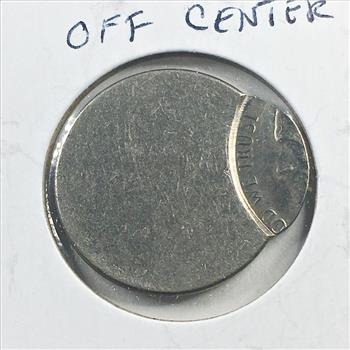 No Date Off Center Nickel *High Grade Error Coin