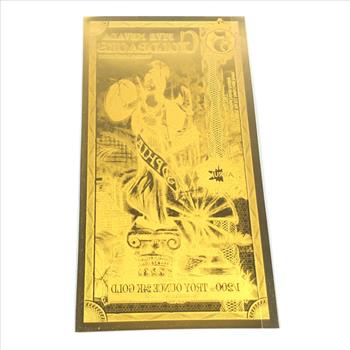 One 5 Nevada Goldbacks*1/200 Troy Ounce of 24K Gold*For Circulation in Nevada