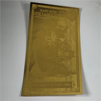 One 5 Utah Goldbacks*1/200 Troy Ounce of 24K Gold*For Circulation in Utah