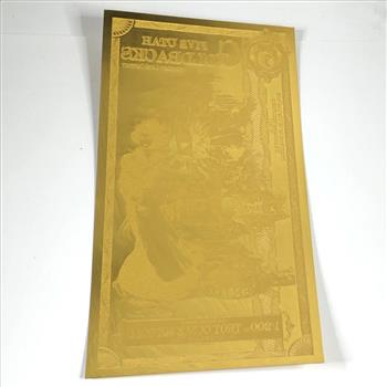 One 5 Utah Goldbacks*1/200 Troy Ounce of 24K Gold*For Circulation in Utah