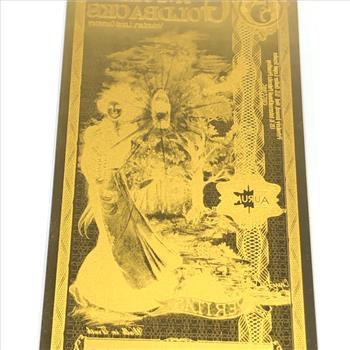 One 5 Utah Goldbacks*1/200 Troy Ounce of 24K Gold*For Circulation in Utah