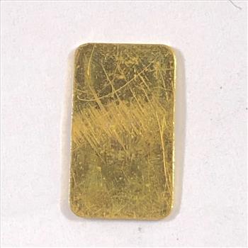 One Gram .9999 Fine Gold Bar*Numbered*Switzerland