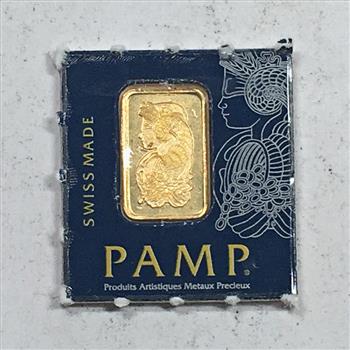 One Gram 999.9 Fine Gold Bar*PAMP