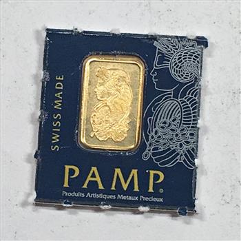 One Gram 999.9 Fine Gold Bar*PAMP