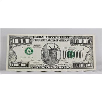One Million Dollars Statue of Liberty Novelty Bank Note