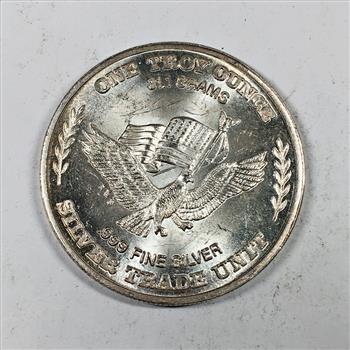 One Ounce .999 Fine Silver Round*Minted From US Strategic Stockpile