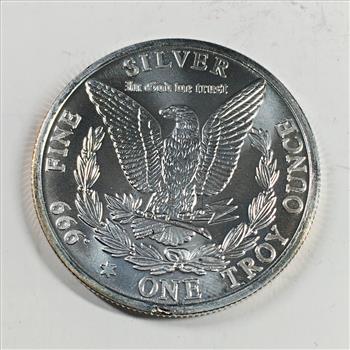 One Ounce .999 Fine Silver Round*Morgan Dollar Design