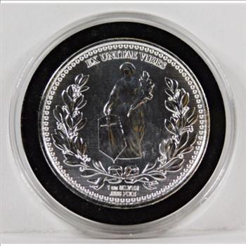 One Ounce .999 Silver Round - John Wick - *Ex Unitae Vires*Ens Causa Sui