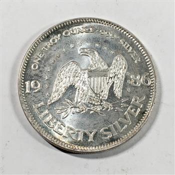 One Troy Ounce .999 Fine Proof Silver Round*A-Mark