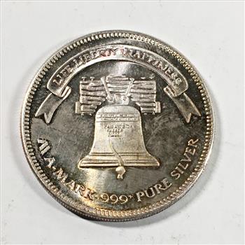 One Troy Ounce .999 Fine Proof Silver Round*A-Mark