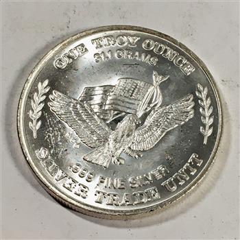 One Troy Ounce .999 Fine Proof Silver Round*Minted From US Strategic Silver Stockpile